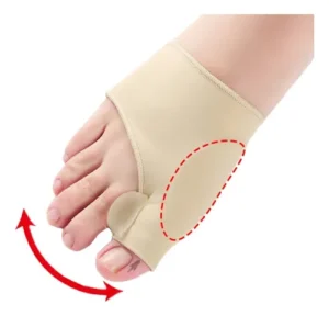 Par Meias Corretivas Joanete Silicone Corretor Ortopédico